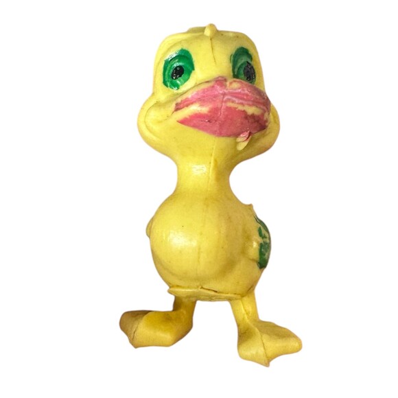 Vintage Kitsch Duck Made in Hong Kong Figurine 1.5 inches - Picture 1 of 5